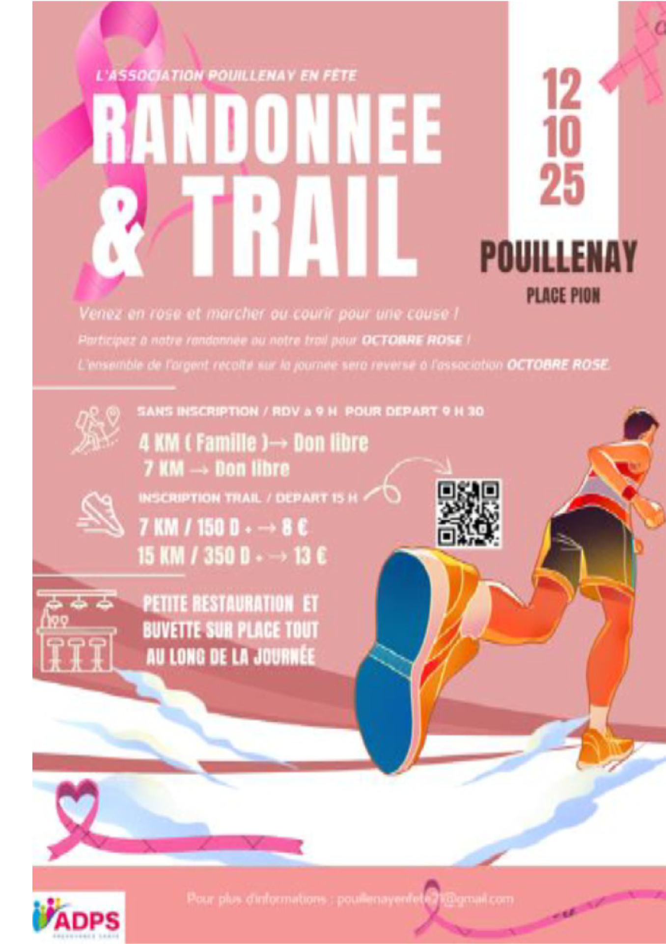 affiche octobre rose Pouillenay