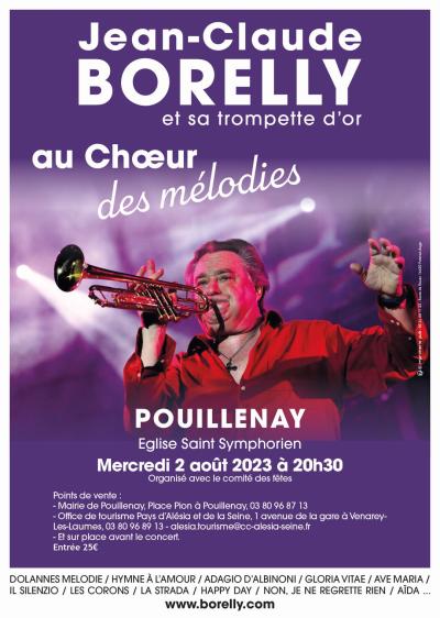 affiche du concert de J.C. Borelly