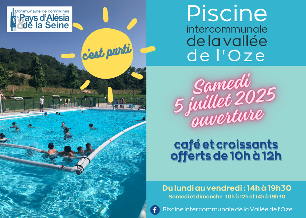 affiche piscine